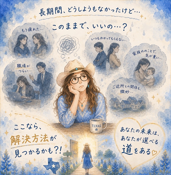 もうイヤだ、でも…が長期化。人間関係の悩み導きます 斬新な人生選択肢を！テキサス流分岐点の導きと見極め方法知ろう イメージ4