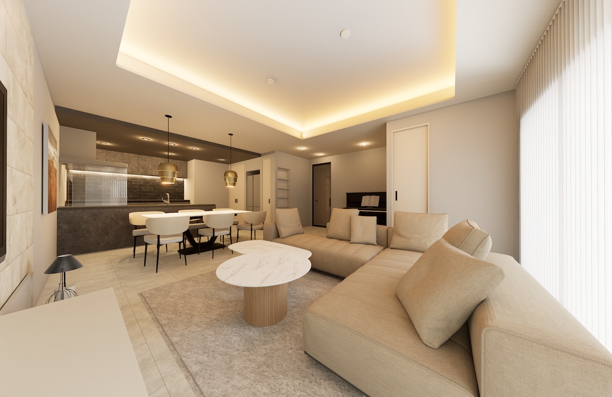 高品質でフォトリアルな3Dパースを作成いたします 住宅・リノベ・店舗等プレゼン受注率・客単価UPにご活用下さい イメージ1