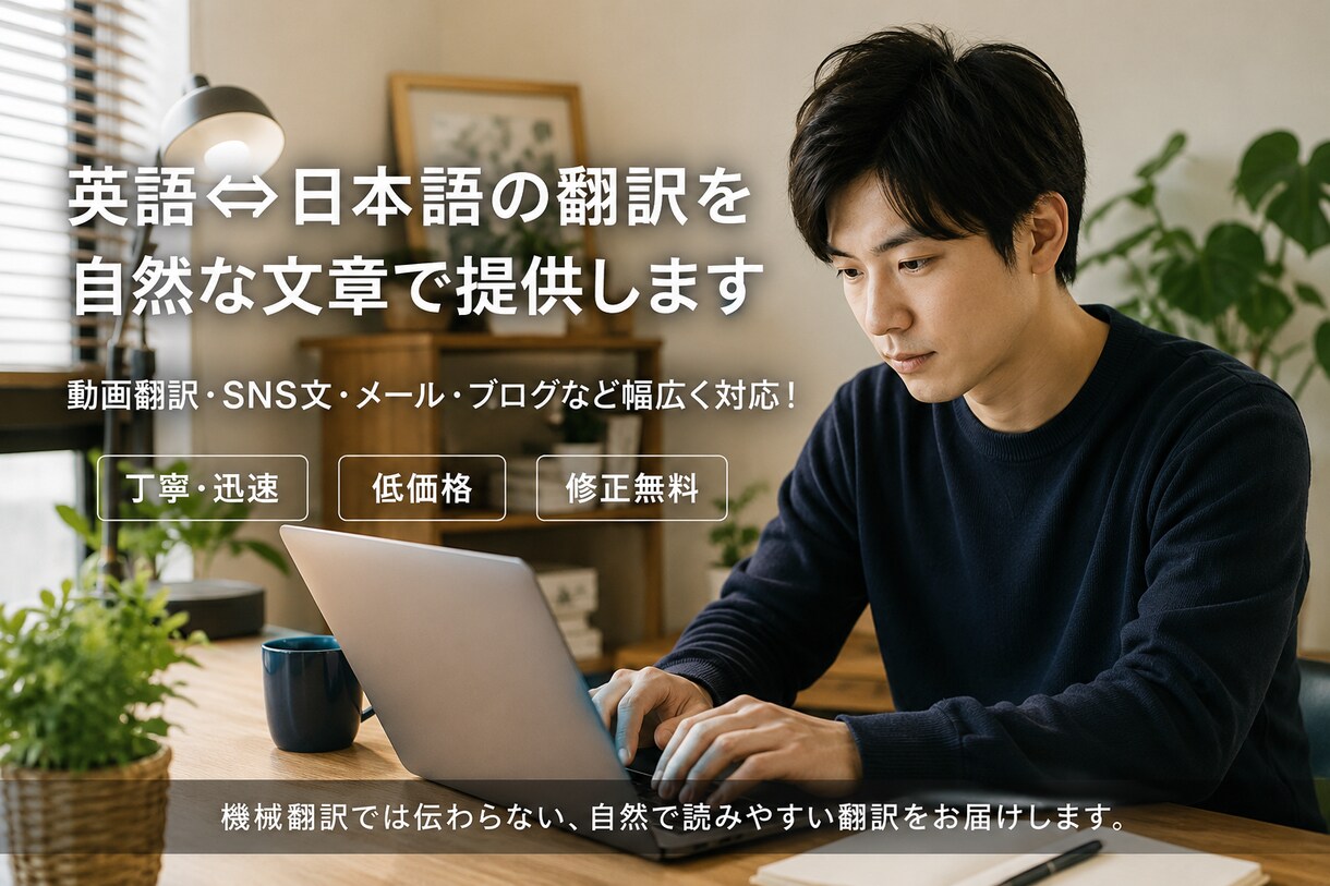 英語翻訳を丁寧・迅速に対応しますます 低価格＆スピード対応！まずはお気軽にご相談ください！ イメージ1