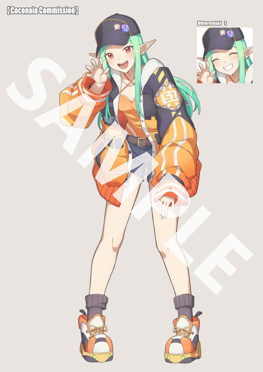 キャラクターデザイン立ち絵を作成できます 可愛くてキャッチーなアニメ風デザインが得意です！ イメージ8