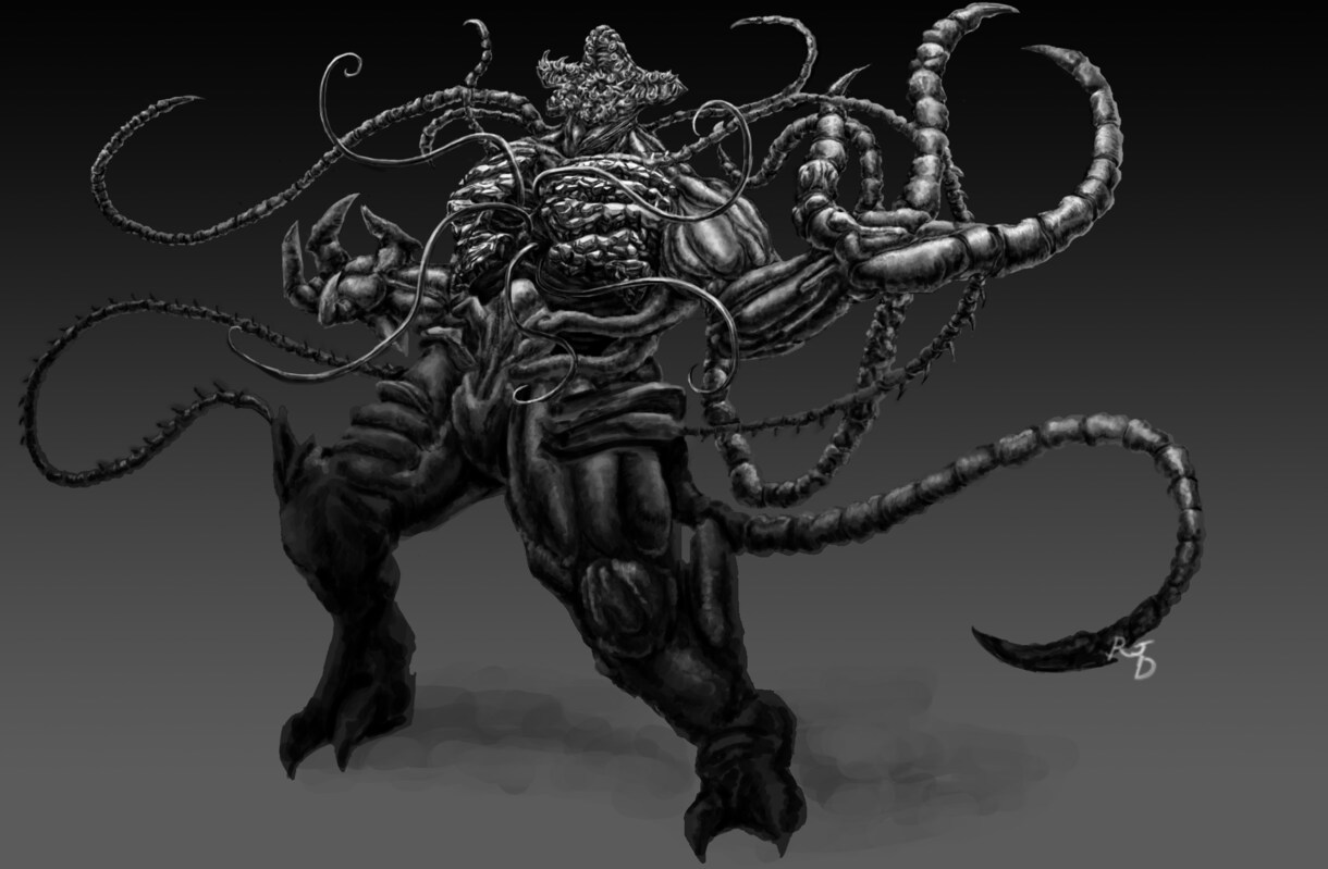 ゲームモンスターコンセプトアート、イラスト描きます ゲームのモンスターのイラスト、コンセプトアートを描きます。 イメージ2