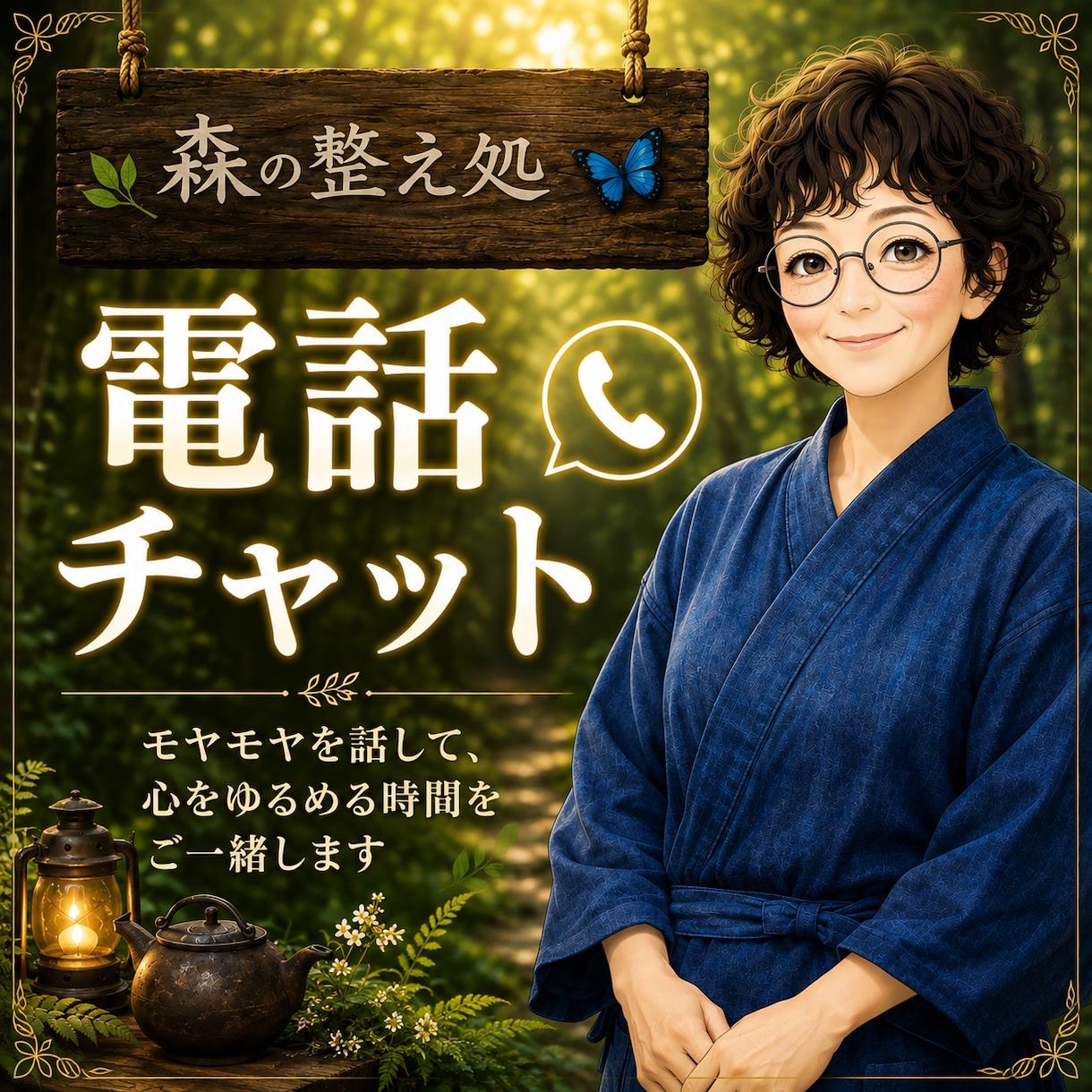 モヤモヤを話して、少し軽くなる時間をつくります 話すだけでも、心と呼吸がゆるみます イメージ1