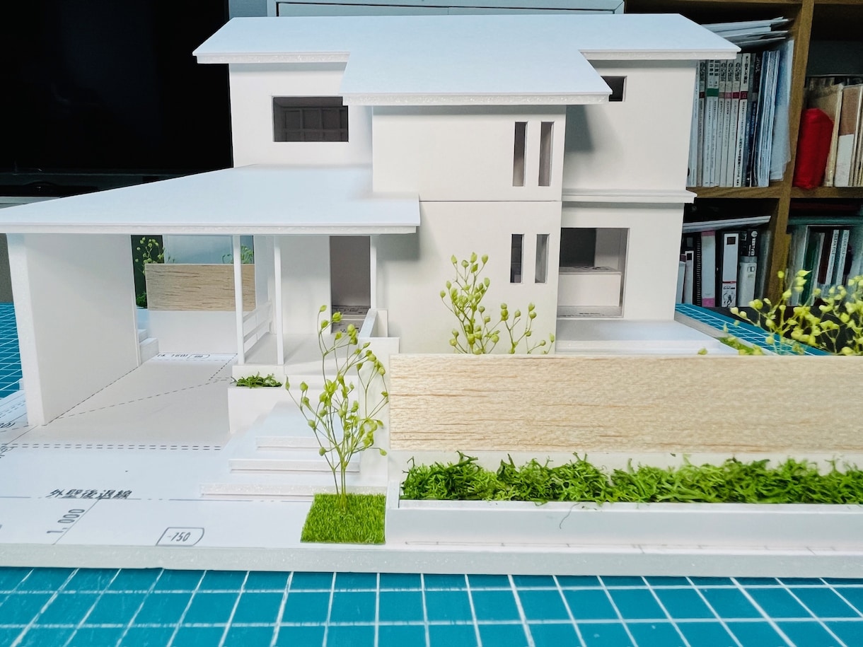 建築白模型製作します 外観や間取りなどを立体的に確認されたい方はご活用ください♪ イメージ2