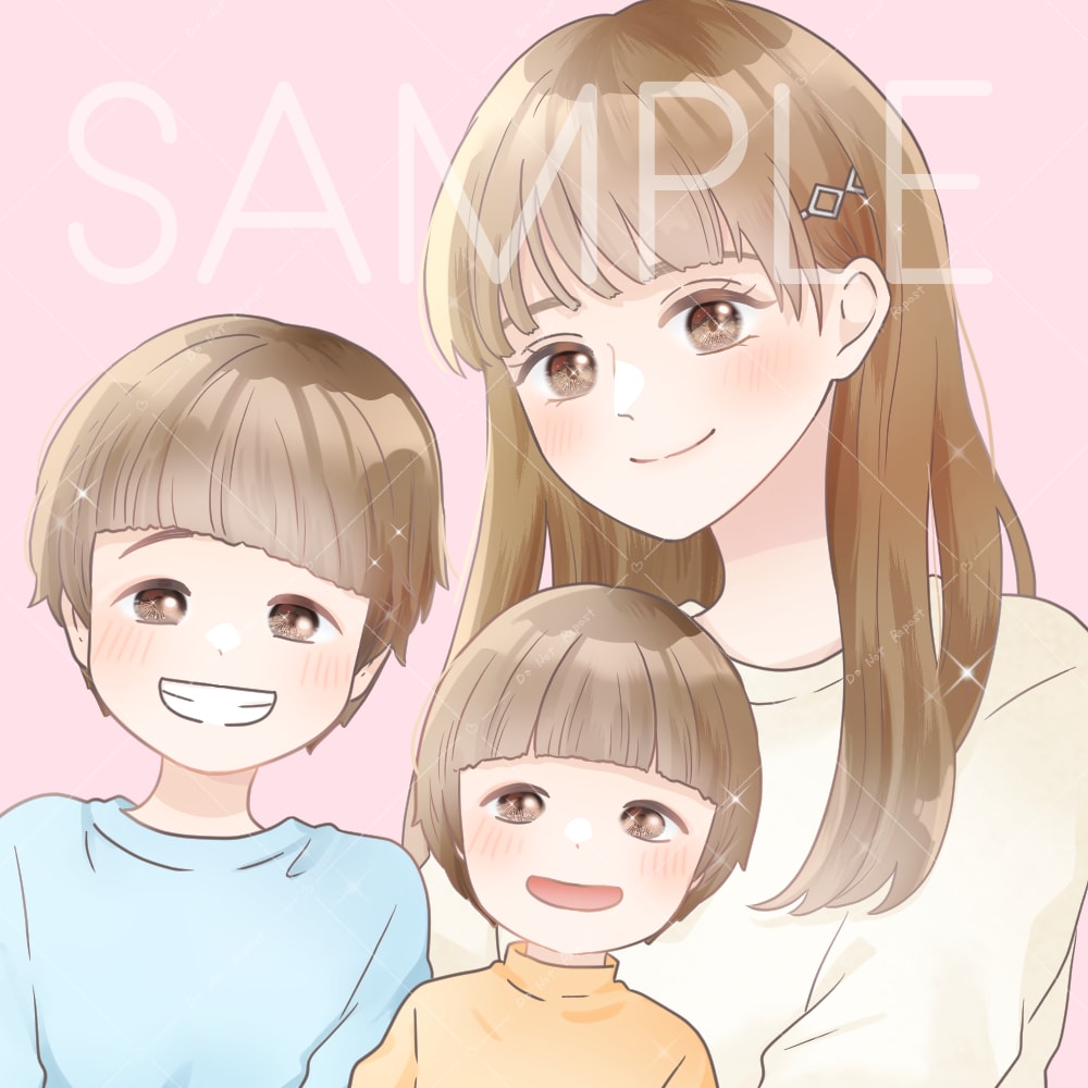 キャラクターアイコンイラストお描きします X、YouTube、Instagram等SNSアイコンに◎ イメージ2