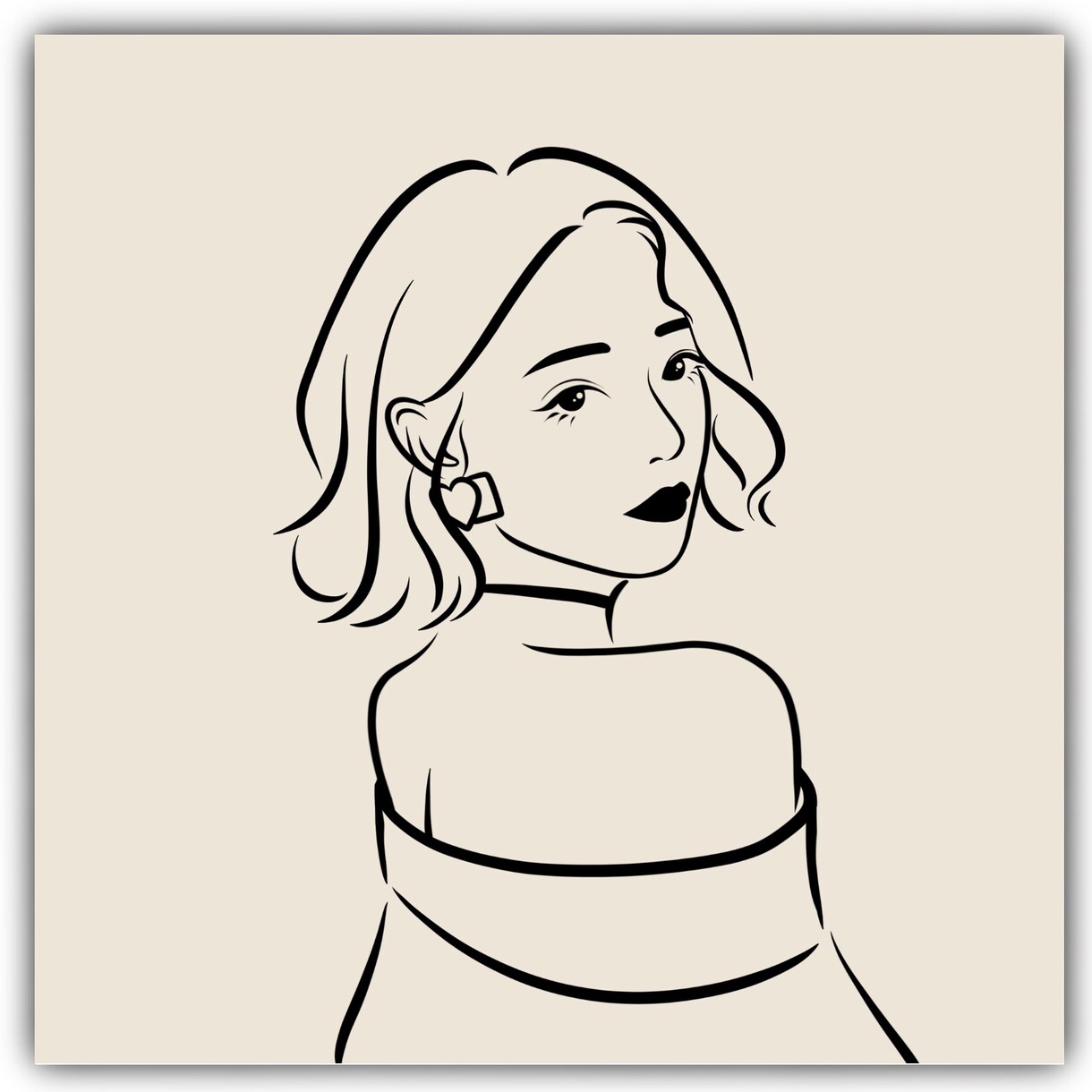 シンプルルな似顔絵を描きます お写真を元に似顔絵イラストをお描きします！ イメージ6
