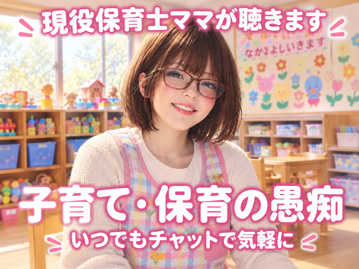 現役保育士ママが愚痴をお聴きします 保育士歴11年！あなたの思いを優しく受け止めます イメージ1