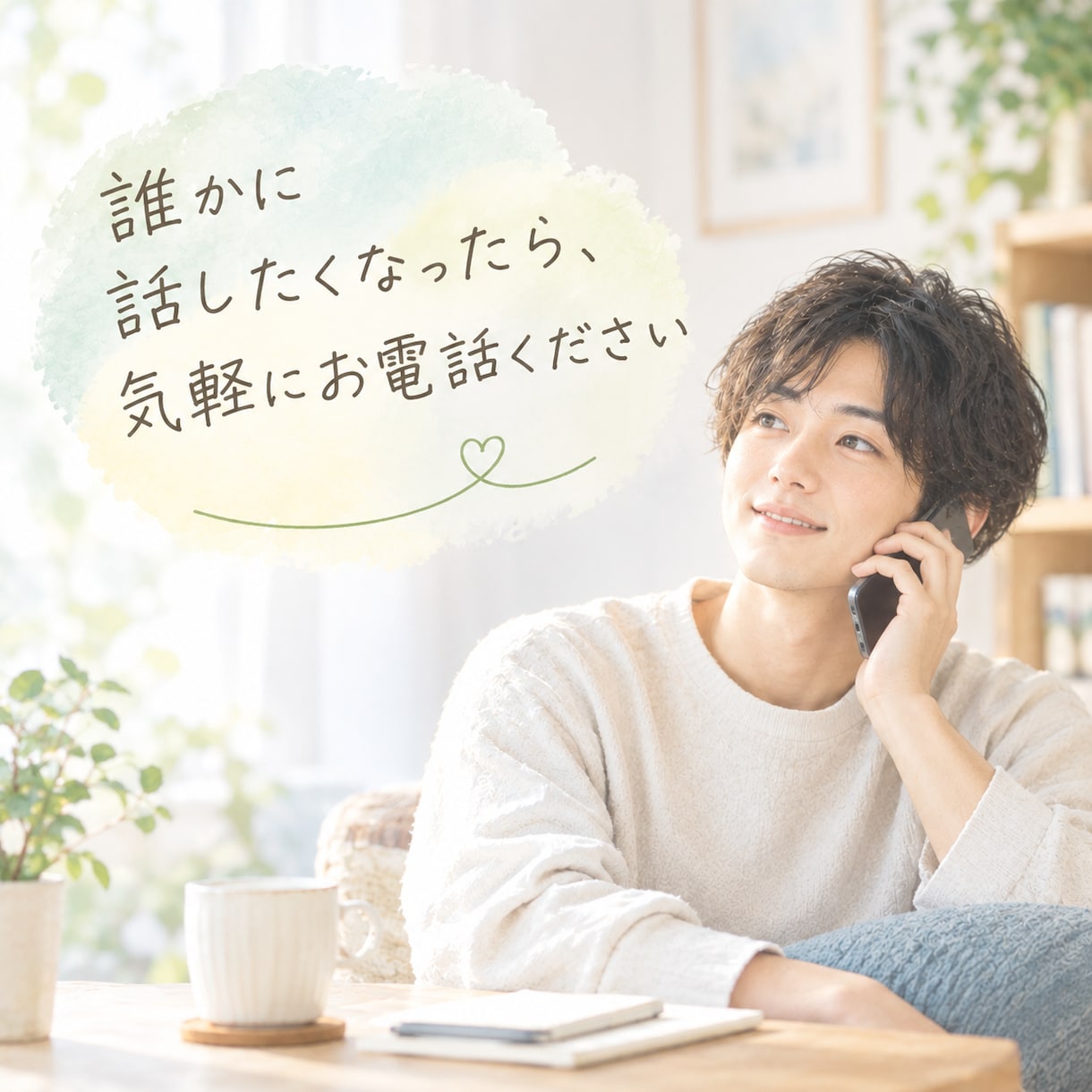 あなたのどんな気持ちも受け止めます どんな気持ちも大事。それを大切にして一緒に考えましょう。 イメージ1