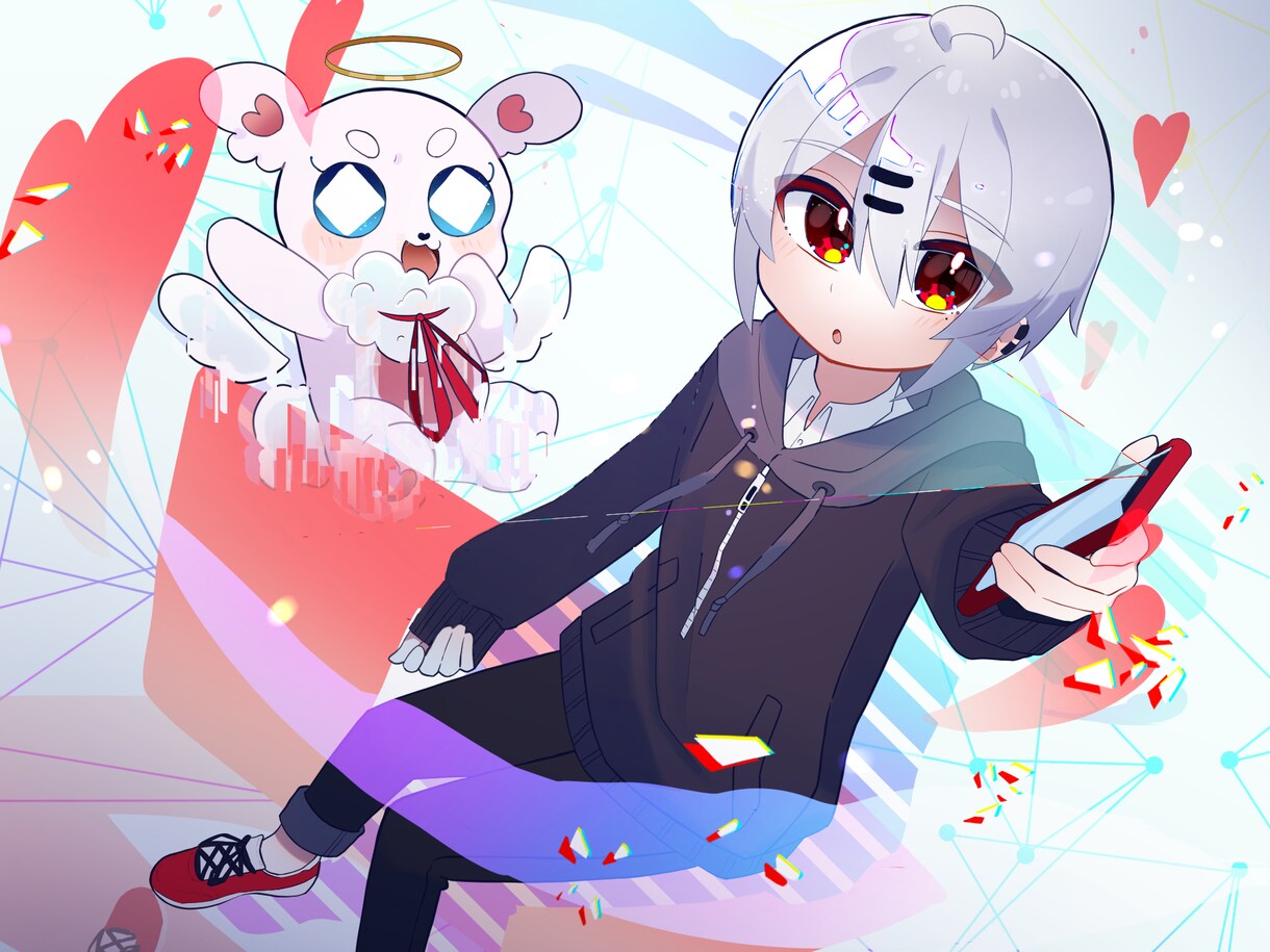 キラキラ✨目を惹き付けるアニメ風イラスト描きます SNS等で活動するクリエイターさん向け✨格安で対応します イメージ4