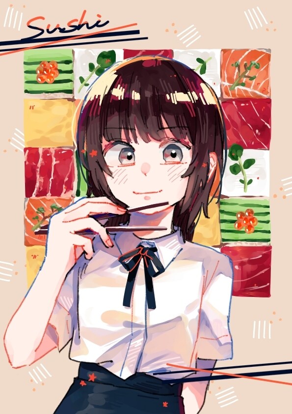 女の子のイラスト描きます 温かみのある絵柄とオシャレな色彩 イメージ5