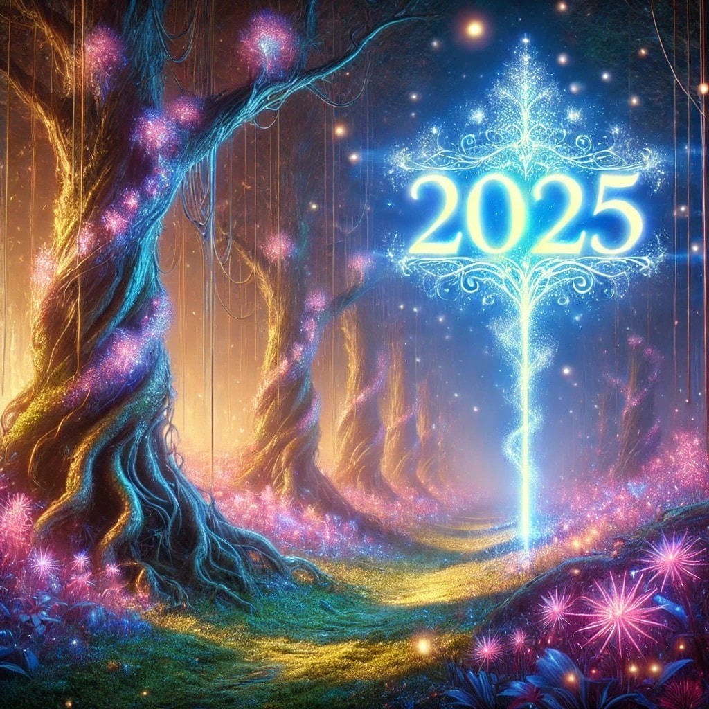 2025年をどう過ごす？未来への道しるべ鑑定します 心の森に差し込む「2025年への光」 イメージ1