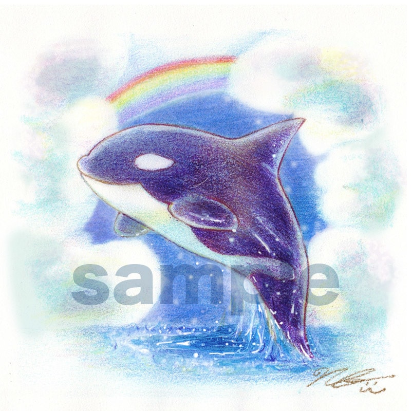 アイコン等に✽.。色鉛筆でほんわかイラスト描きます 色鉛筆で手描き☆アナログで可愛いイラストをアイコンに♡ イメージ2