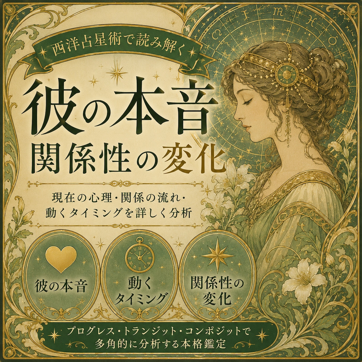 復縁できる？彼の気持ちと未来を本格鑑定します 「今何を考えているのか」「いつ動くのか」を占星術で解説します イメージ1