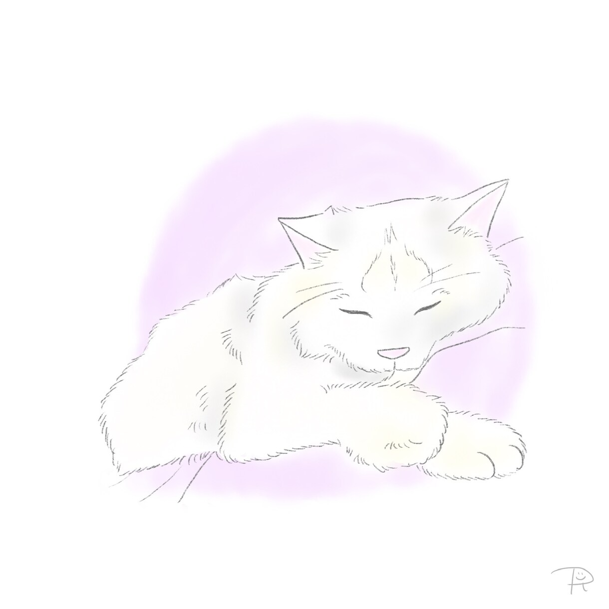 柔らかいテイストのペットイラストをお描きします ふんわり優しいタッチで可愛いイラストに仕上げます イメージ7