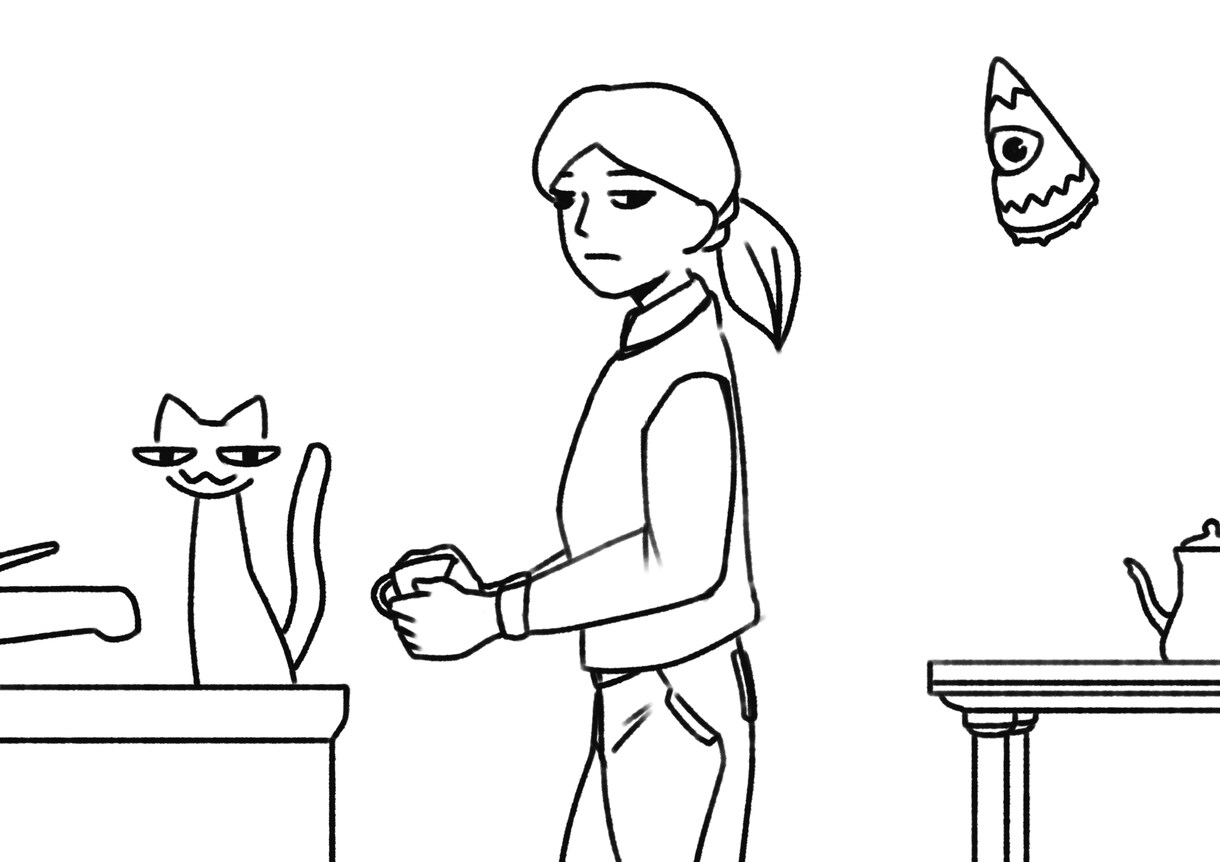 商用OK！シンプルな人物＋背景を描きます 表紙、挿絵などワンポイント絵が欲しいときにおすすめです。 イメージ9