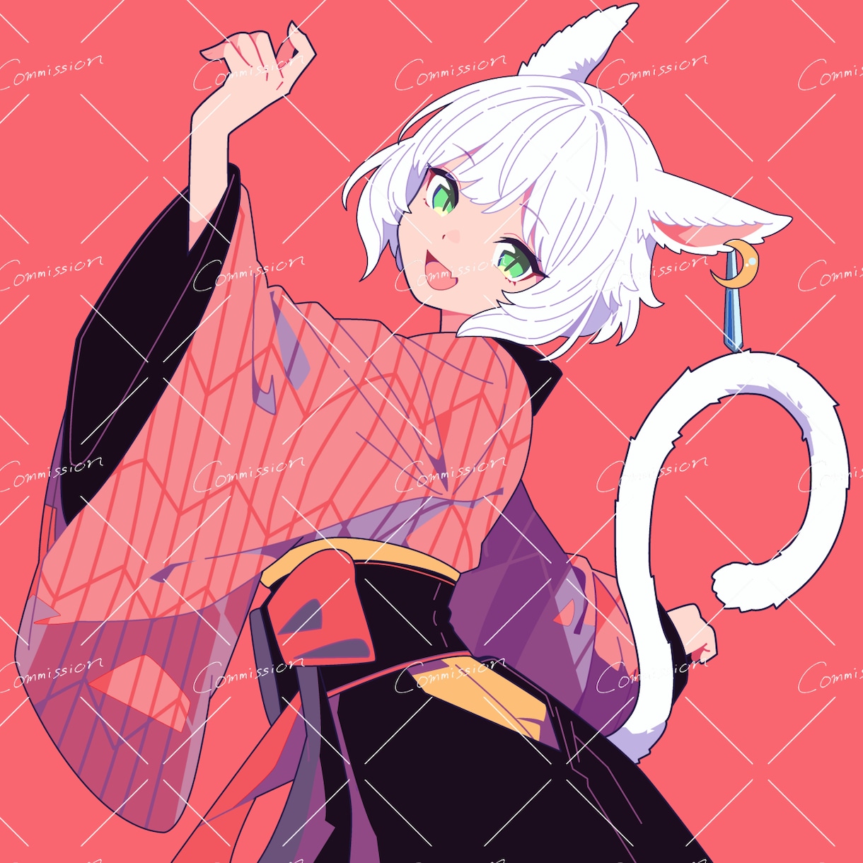 POPで可愛い雰囲気のイラスト制作します SNS・Vtuber向けに魅力的なイラストをご提供 イメージ5