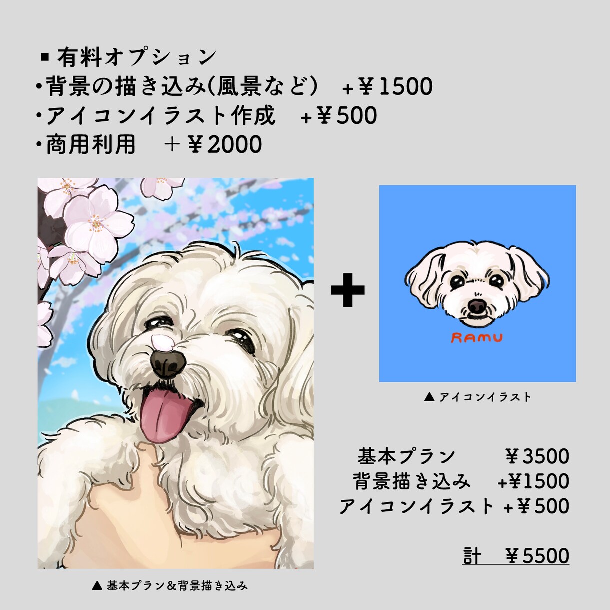 ペット似顔絵作成します 【モニター価格】大切なペットの魅力をやさしく丁寧に描きます イメージ3