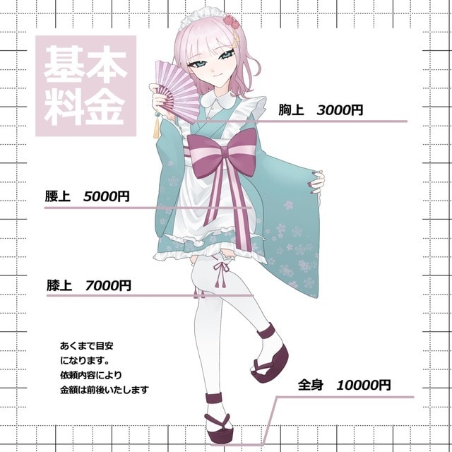 立ち絵描きます TRPGや歌ってみたなどにオススメ！ イメージ2