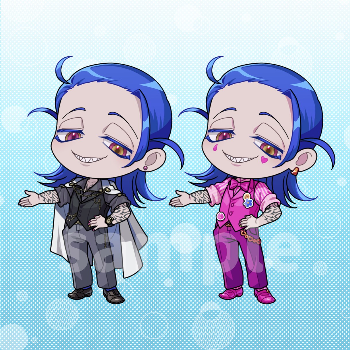 依頼丸投げ!!キャラをいい感じにSDキャラにします やり取り最小限で依頼したい！お試ししたい！という方に！ イメージ7