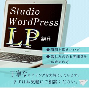 ノーコードでLP制作を承ります Studioにて費用を抑えてLP制作 イメージ1