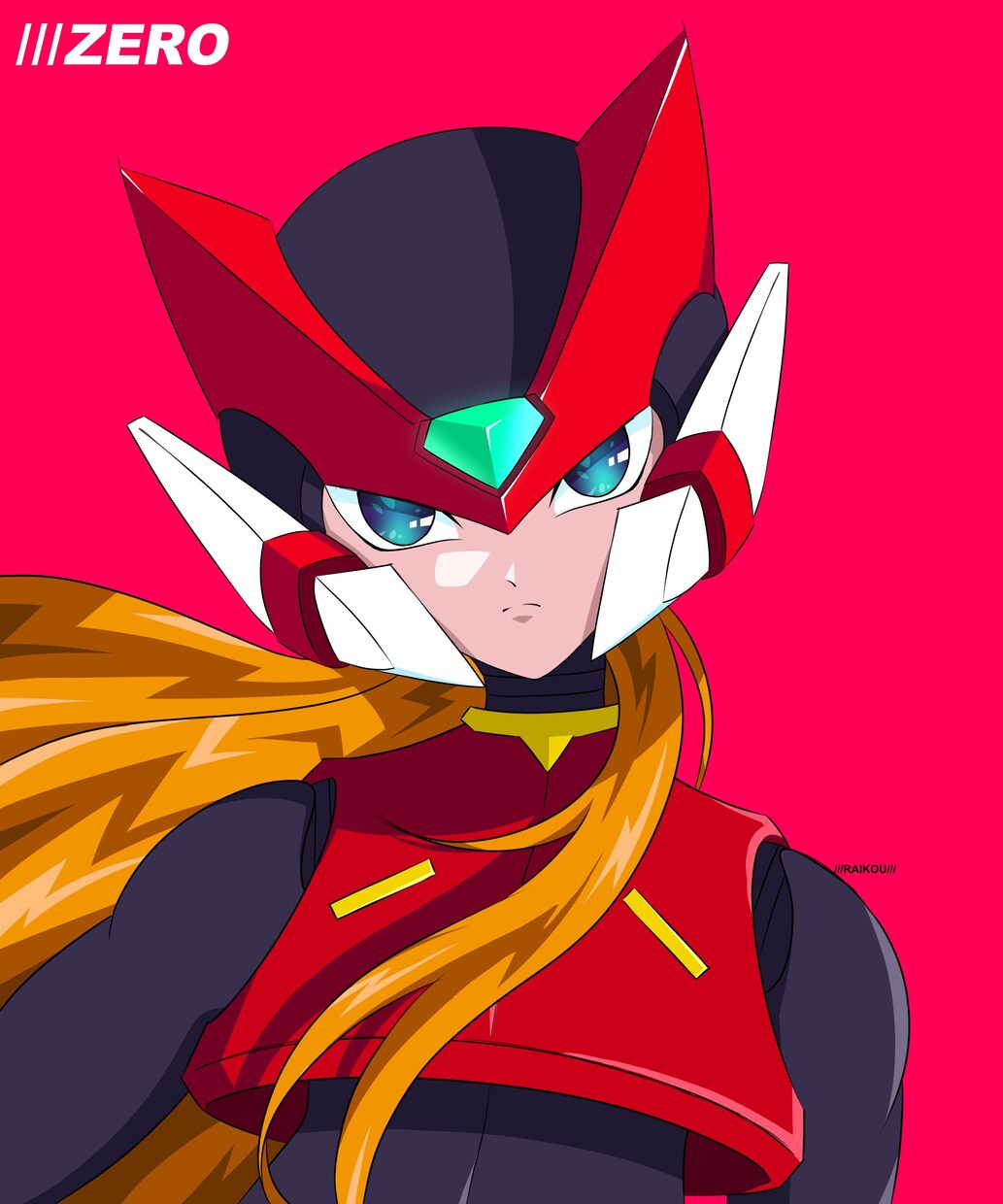 ロックマン風のキャラクターイラスト、描きます 自分だけのメカキャラクターを手に入れよう！ イメージ1