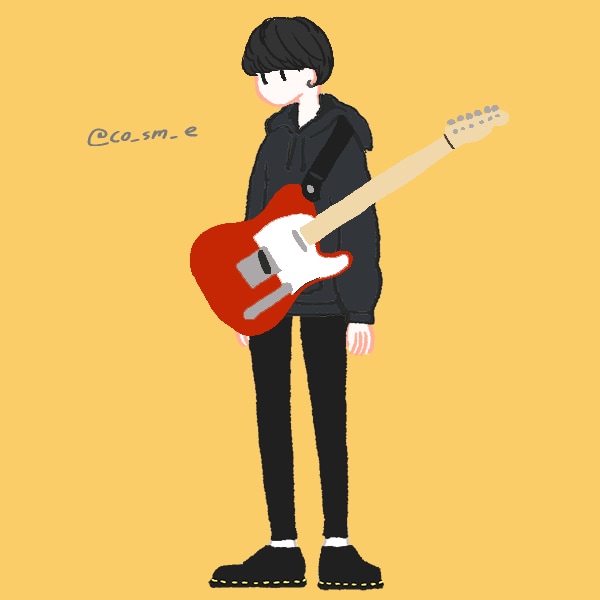 バンドマンメーカー風イラストを描きます snsで話題！希望通りにバンドマンメーカー風に！ イメージ1
