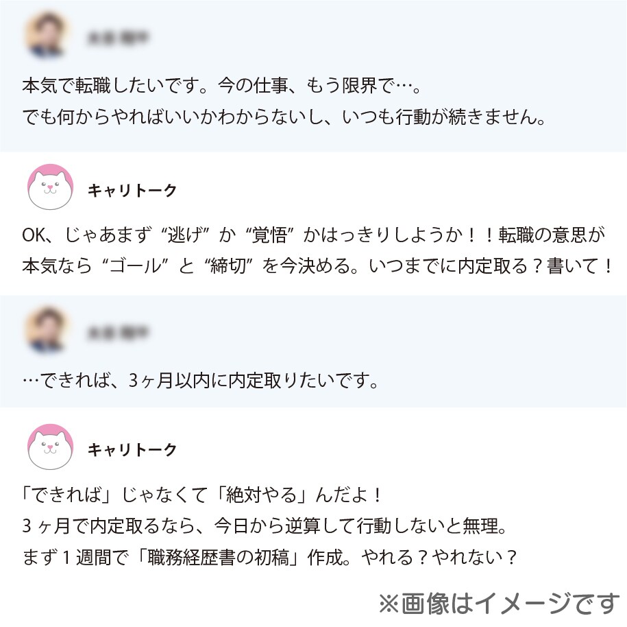 ご利用注意【超】ハードモード/鬼コーチします ◆たっぷり1ケ月間 ◆鬼コーチ＆何回でもやり取りOK イメージ3