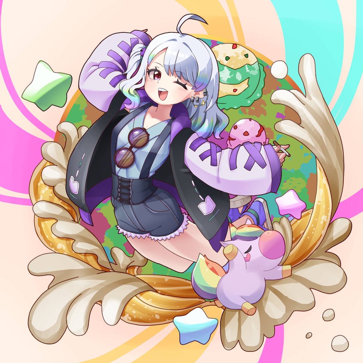 キャラクターのイラストを制作します 創作キャラ・観賞用・SNS掲載などで一枚絵が必要な方へ イメージ7