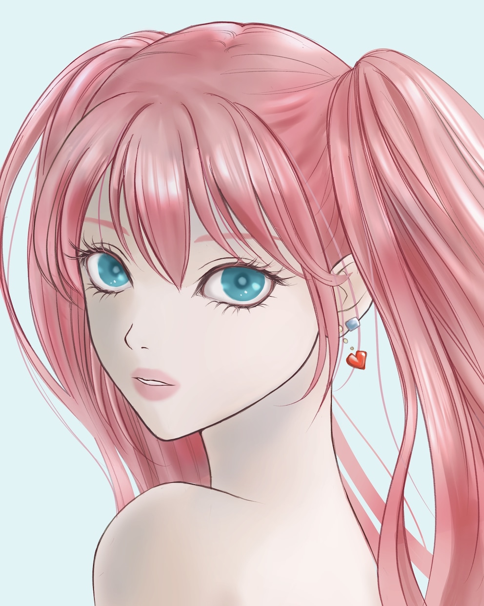 華やかで透明感ある人物イラスト描きます ⁠【限定3名様特別価格】歌ってみた・ヘッダー・アイコンに⭐︎ イメージ4