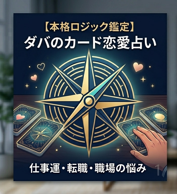 カードであなたの恋愛運・結婚・秘密の恋を占います 不死身の占い師ダバが魂の鑑定。秘密の恋から結婚まで導きます。 イメージ1