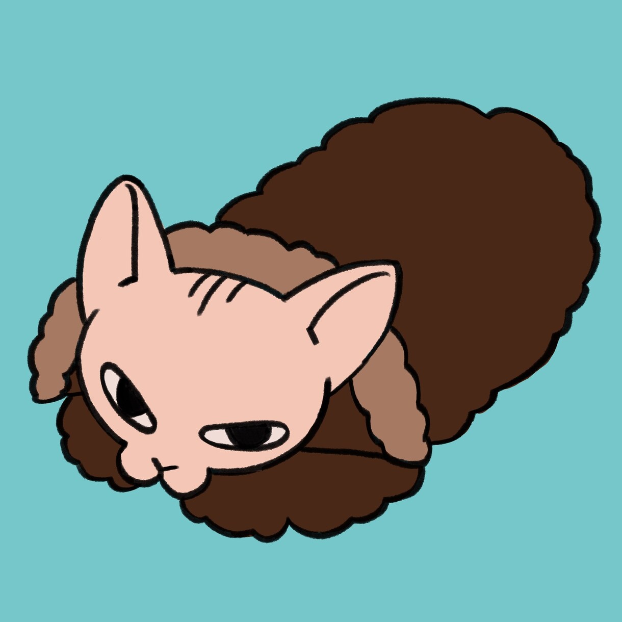 猫ちゃんの愉快な似顔絵を描きます 走り回ってる様なアグレッシブから凛としたおすましまで イメージ4