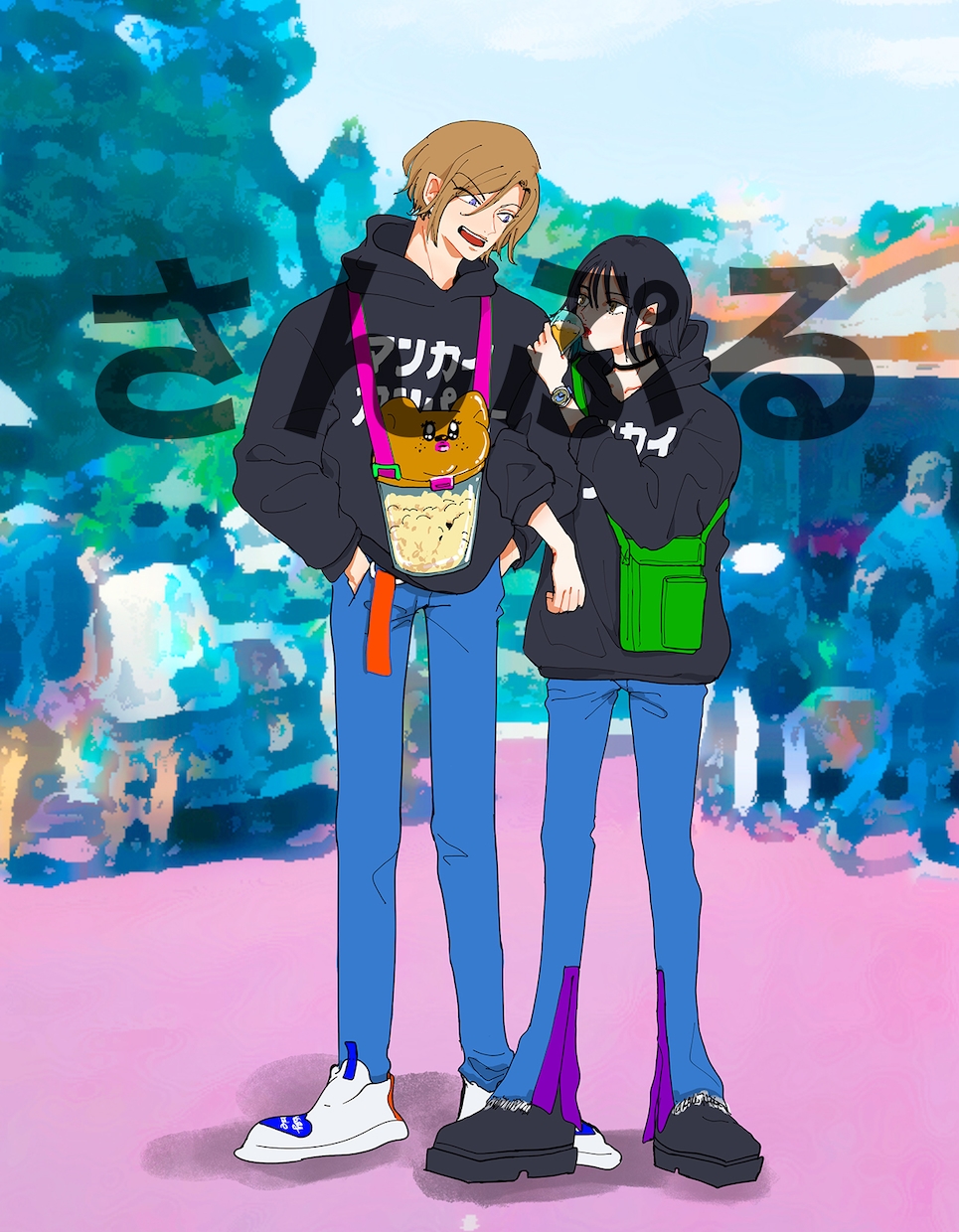 イラスト(夢絵・創作など)お描きいたします アイコンや挿絵やプレゼントなど思い出♡にいかがですか？ イメージ7