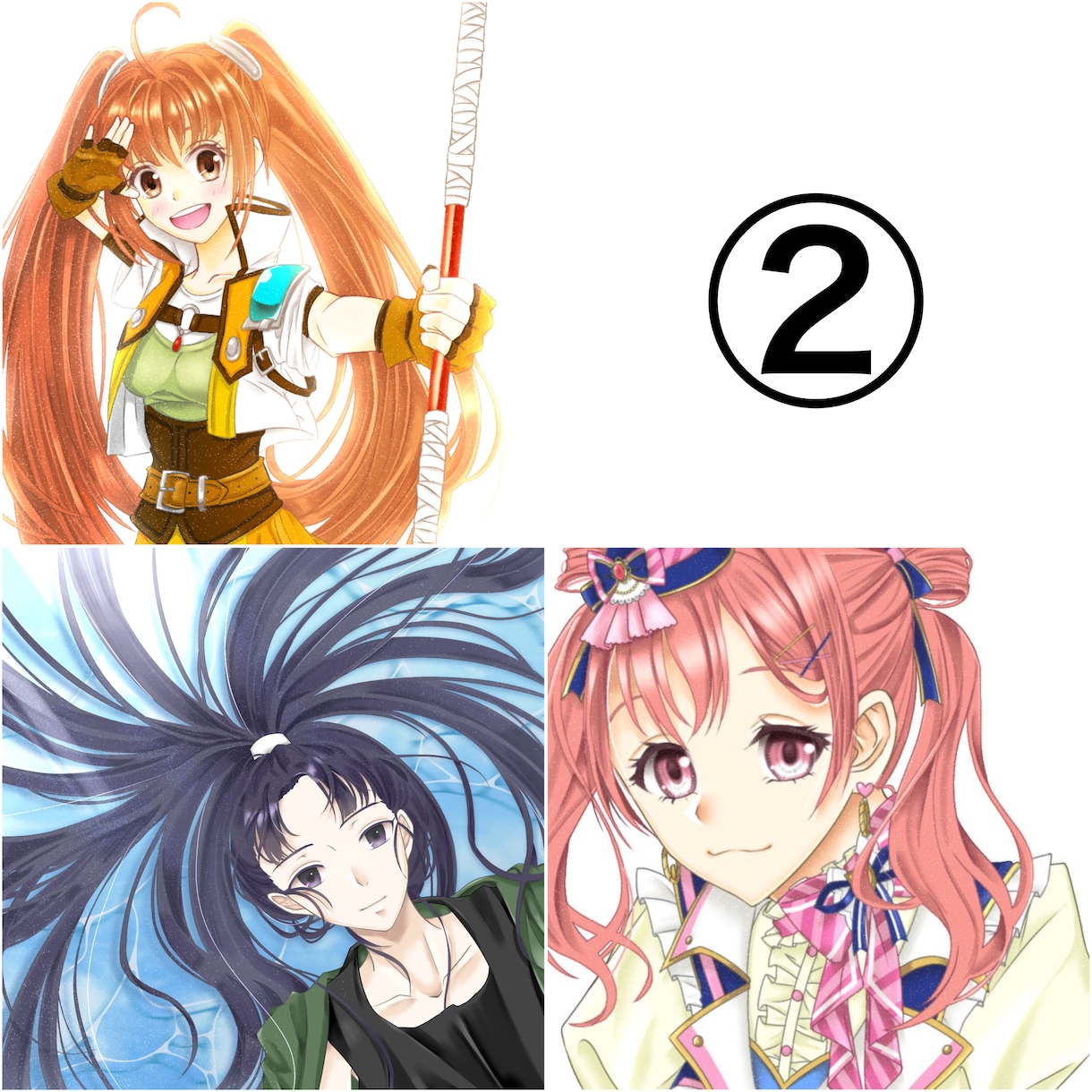 好みの絵柄で夢絵やアイコンなど、何でもお描きします 絵柄をお選びできます。次元は関係ありません！ イメージ3
