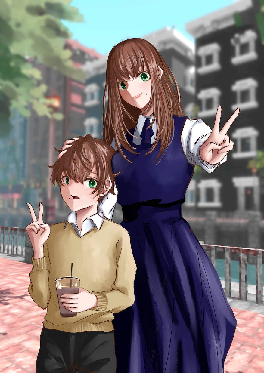 配信の背景、壁紙として使えるイラストを描きます 線画がない独特な絵柄の油彩イラストを描きます！ イメージ3