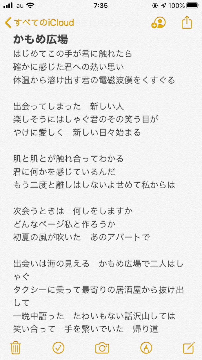作詞をします 元メジャー歌手。大型フェス出演経験あり。最短当日、最長2日。 イメージ2