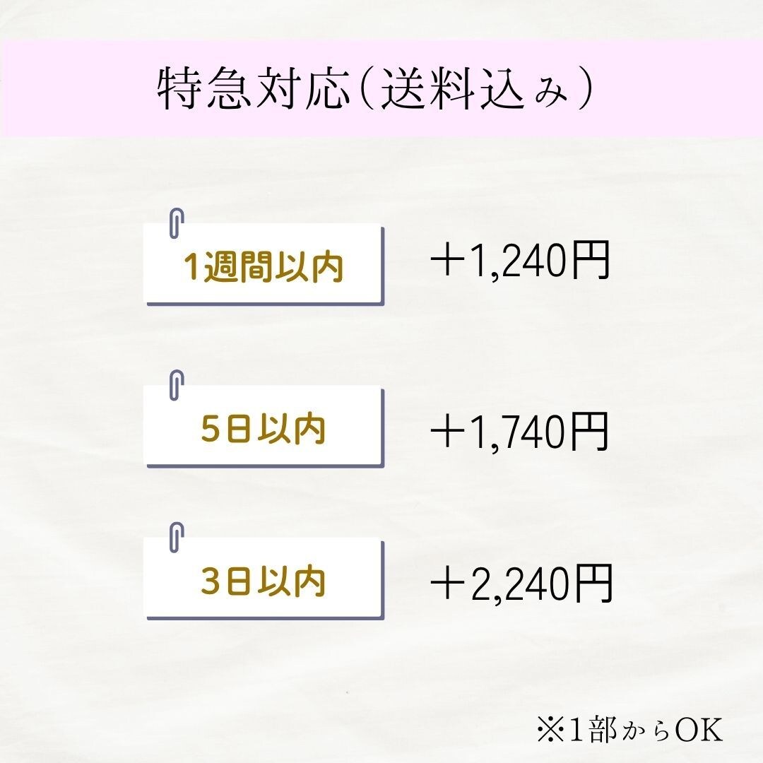 カード型エスコートカード作成します テンプレートから完成品までご予算に合わせて提案します！ イメージ5