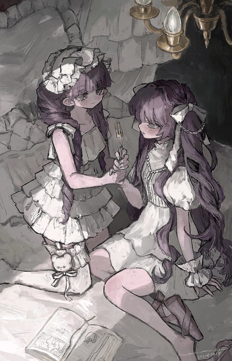 厚塗り✦世界観のある可愛いイラスト制作いたします 歌ってみた、グッズ等の活動用イラストにも౨ৎ イメージ2