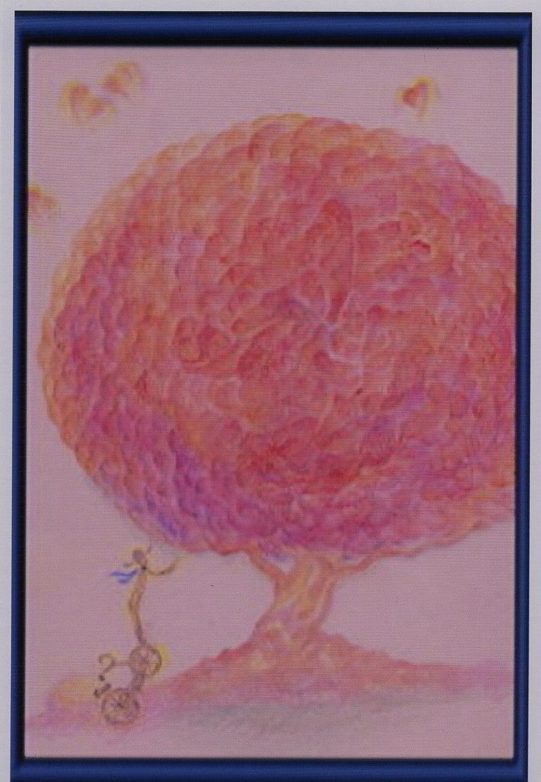 小さな絵画がお部屋をおしゃれに演出します 趣味のいいイラスト絵画をお部屋に飾りませんか？風の回廊です イメージ2