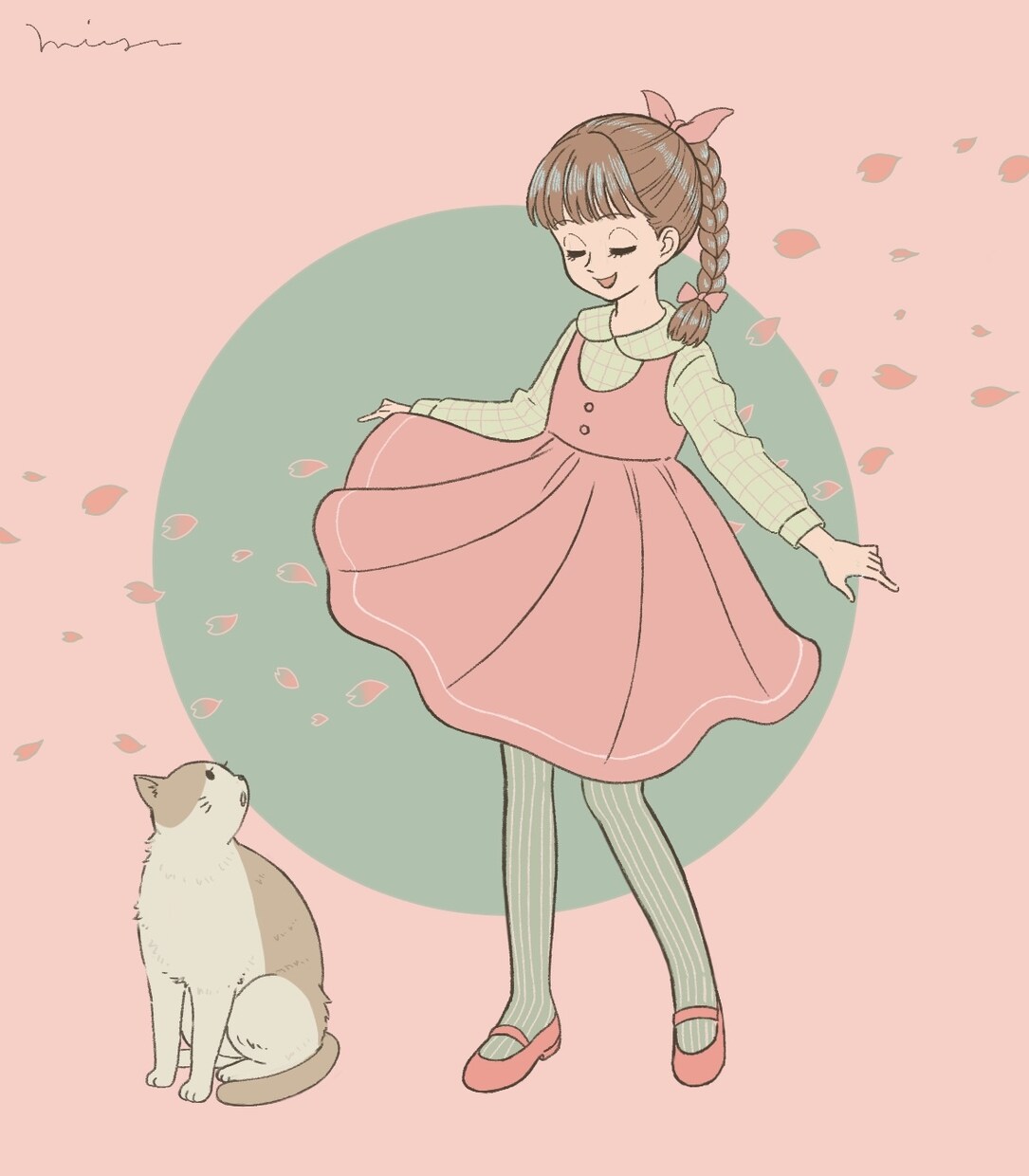可愛いイラスト制作します レトロな絵柄でアニメーションからアイコン、グッズ用まで イメージ3