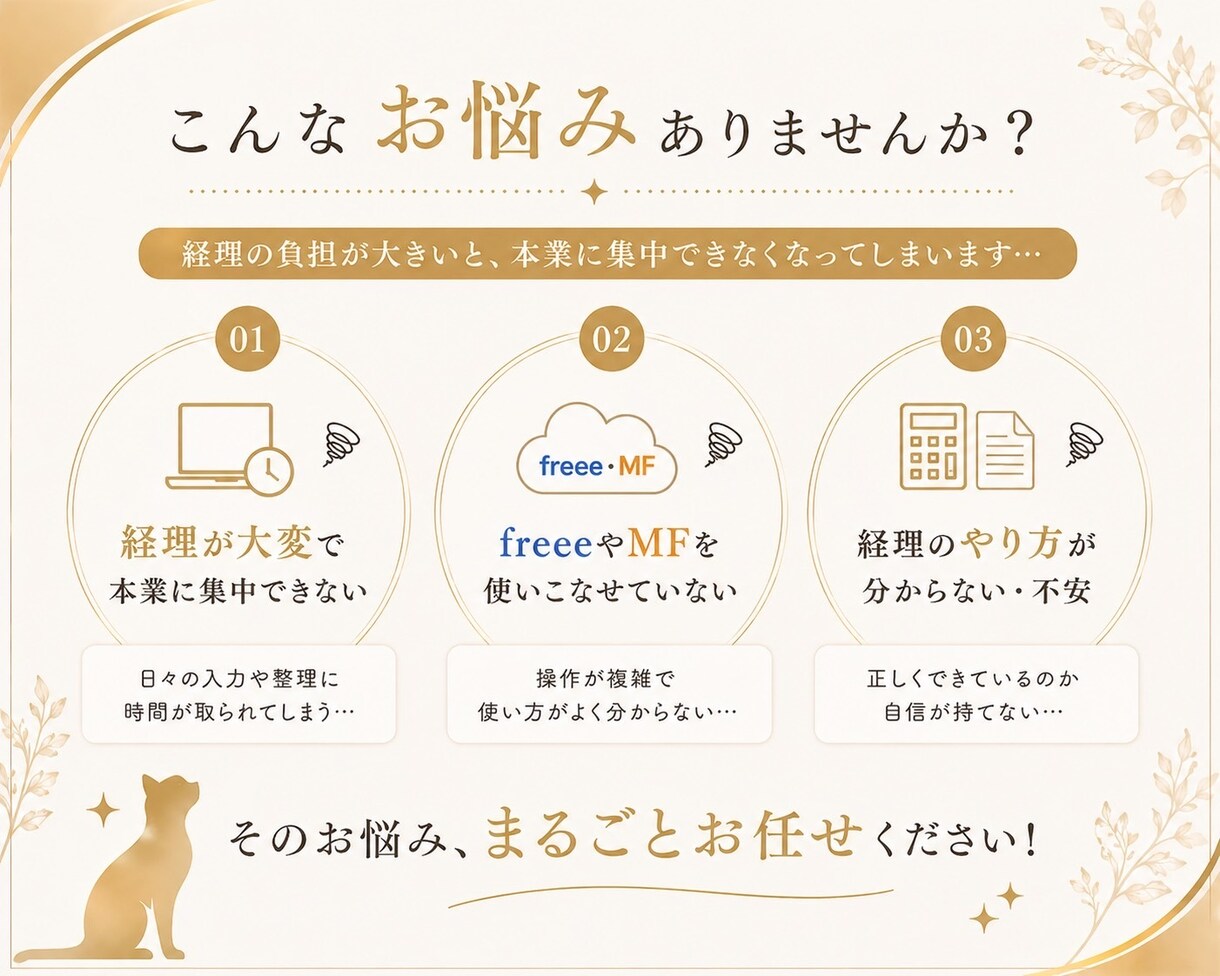 弥生会計•マネーフォワードの記帳代行します 面倒な記帳、丸ごとお任せください イメージ2