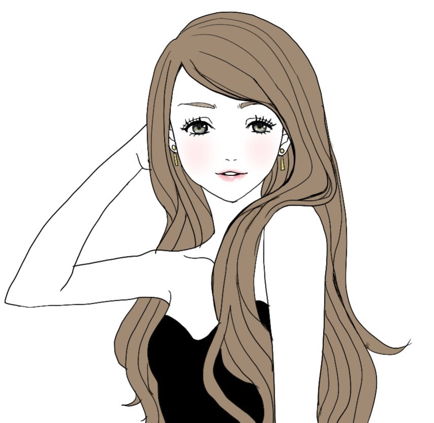 早めの仕上がり☆モノクロ！モダン美人画描きます ～落ち着いた大人かわいいイラスト描かせていただきます～ イメージ2
