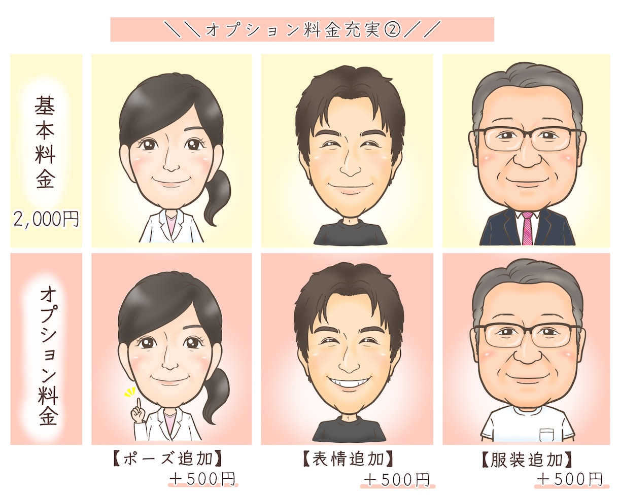 ビジネスで好感度抜群✨温かみのある似顔絵描きます 農家さんや自営業の方はもちろん、起業・開業・大歓迎✨ イメージ4