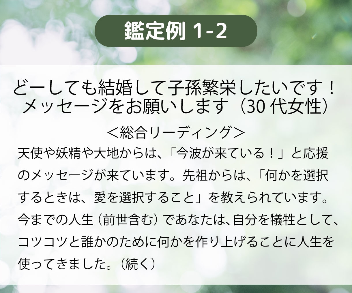 あなたの魂からのメッセージをお伝えします 天使・大地・前世・先祖…そしてあなた自身の魂からのメッセージ イメージ6