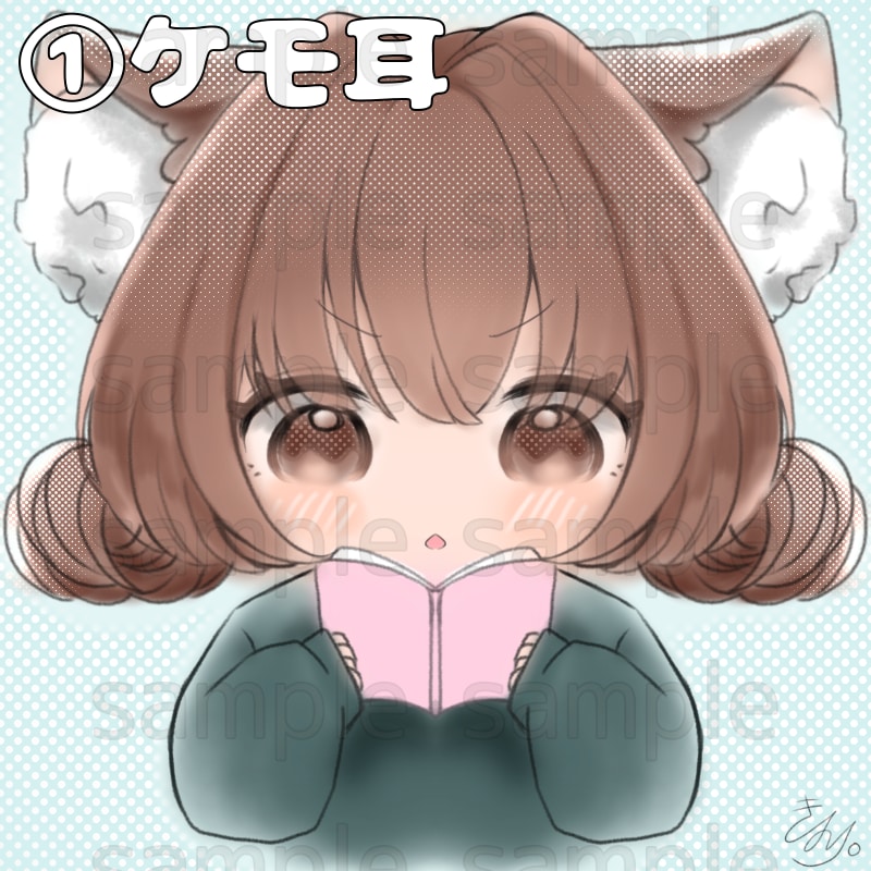 かわいいアイコン描きます ケモ耳のかわいいアイコンを描きます イメージ2