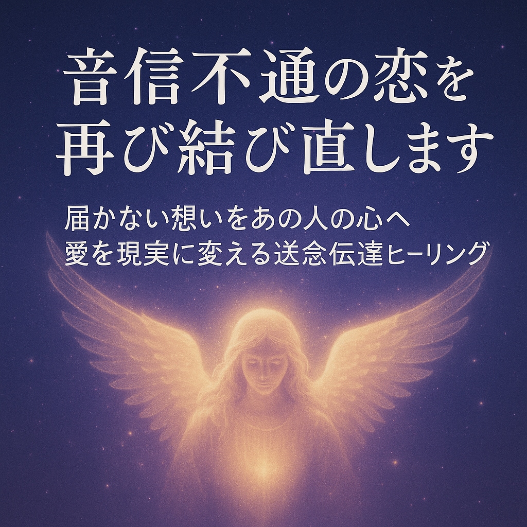 音信不通の恋を再び結び直します 届かない想いをあの人の心へ愛を現実に変える送念伝達ヒーリング イメージ5