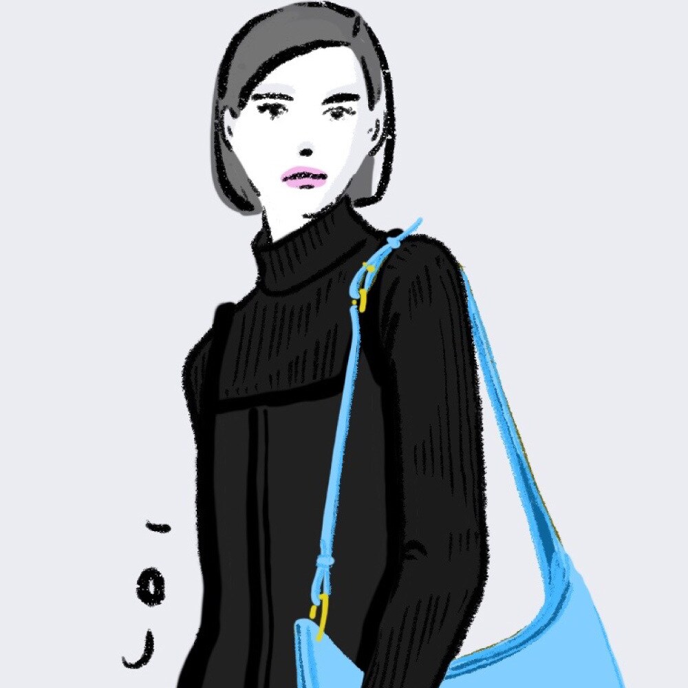 シンプルオシャレな海外モデル風似顔絵描きます SNSアイコンに丁度いい♡ファッション好きな方にピッタリ イメージ3