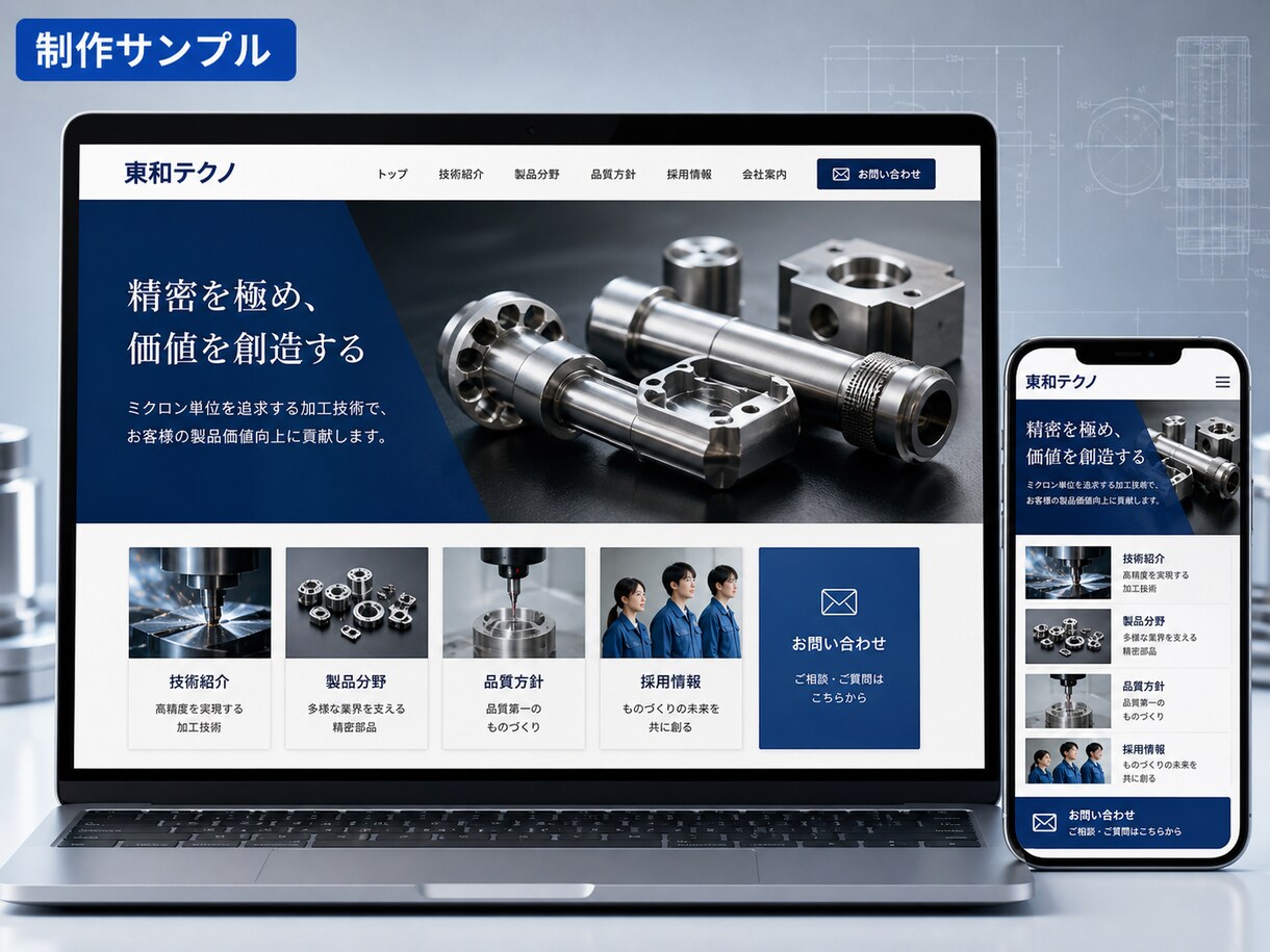 WordPressでホームページを制作します スマホ対応・SEO基本設定込みで丁寧に制作 イメージ5