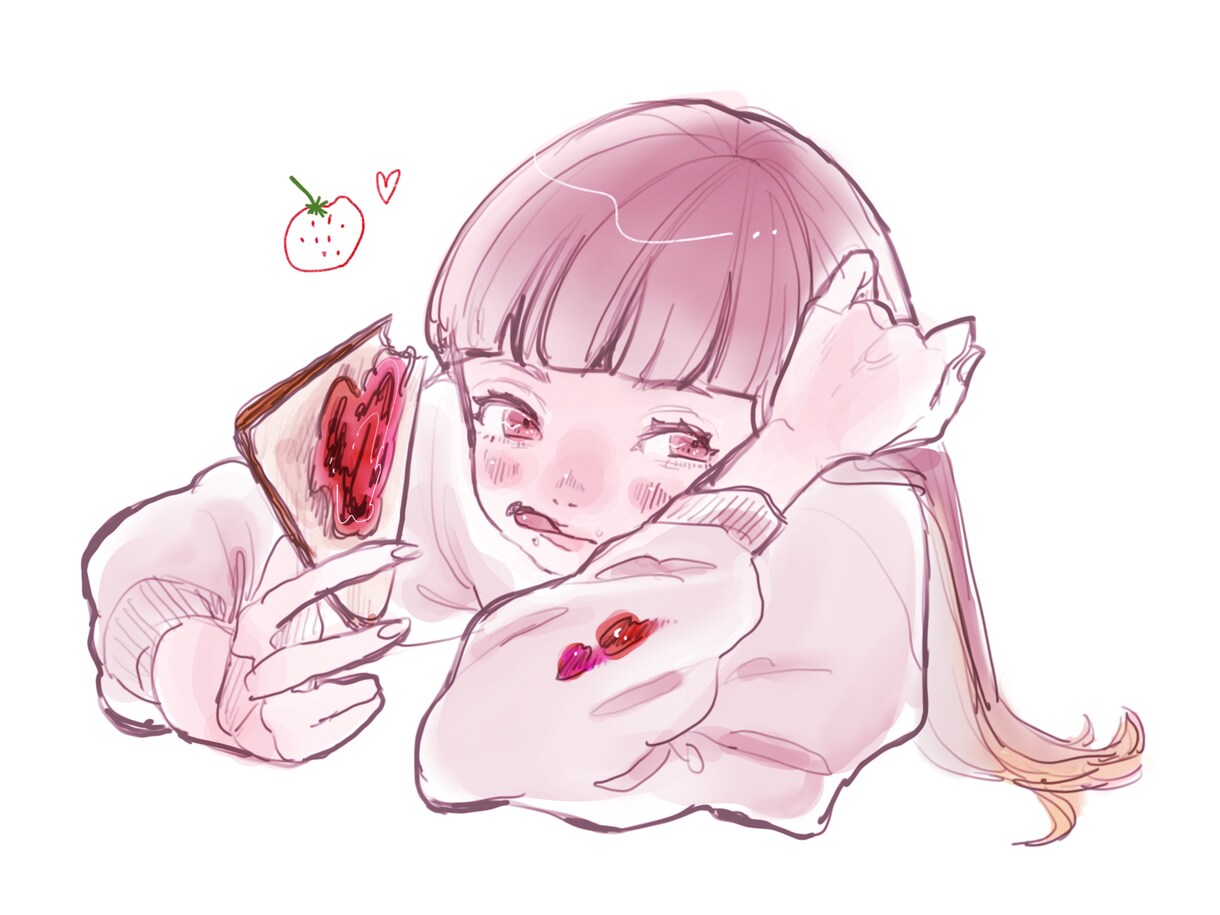似顔絵、オリジナルや二次創作もイラストを描きます かわいい女の子やデザインならおまかせくださいませ イメージ2