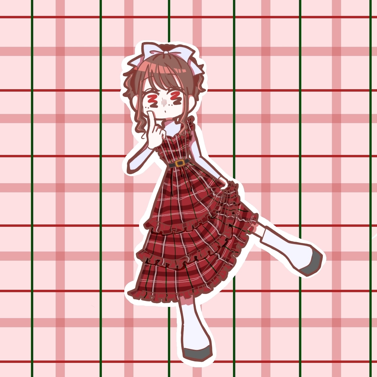 夢絵、版権も◎ポップな絵柄のイラスト描きます ポーズや服装の指定も可能です☆ イメージ2