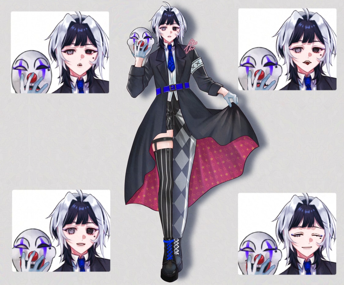 貴方だけの立ち絵やキャラクター作成を行います 可愛い子もかっこいい子も両方かけます！ イメージ3