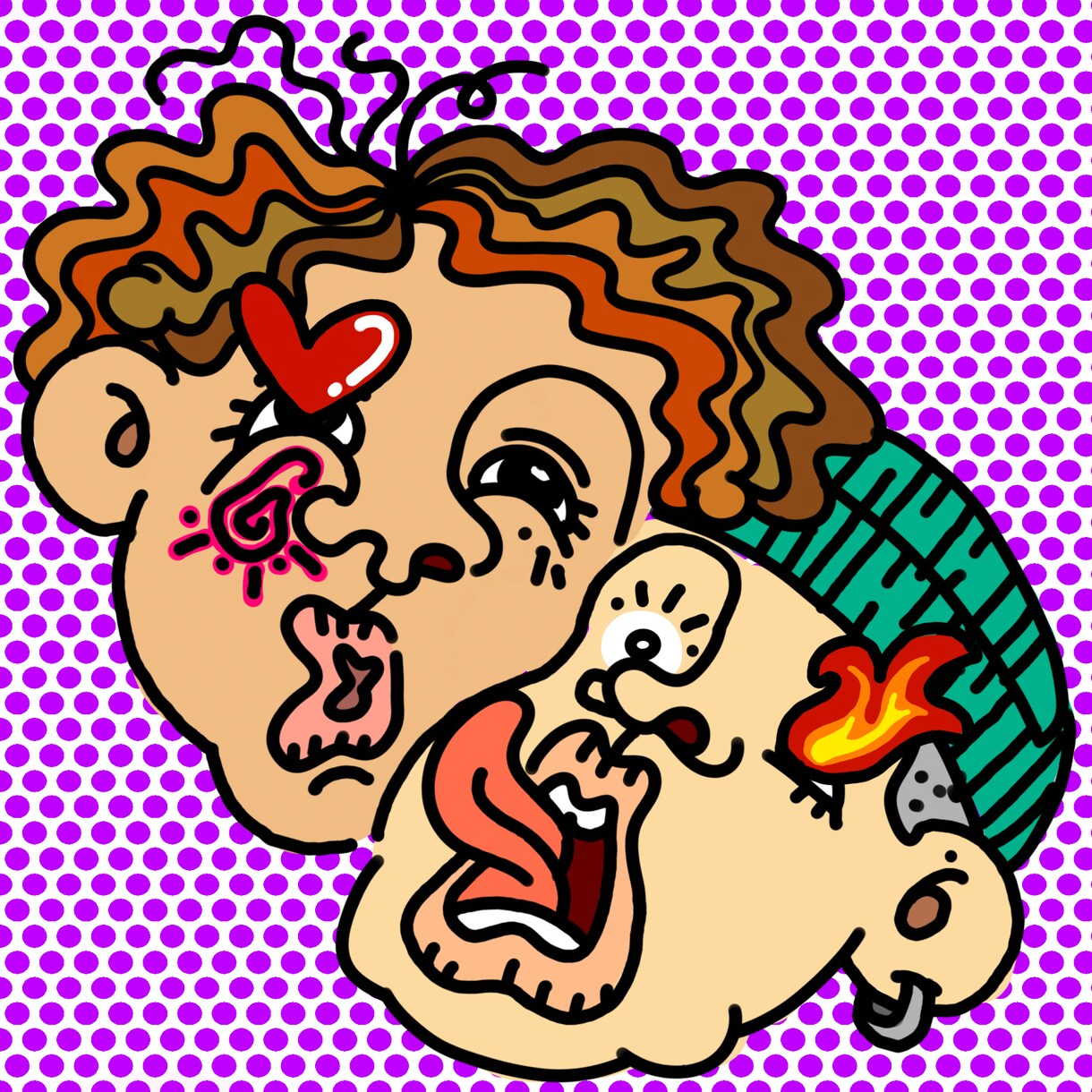 ポップで中毒性のあるあなただけのイラストつくります 量産型じゃ物足りない人へ。あなたのクセをキャラクターにします イメージ5